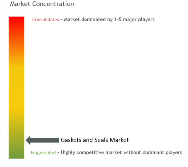 Gaskets and Seals Market Concentration Gaskets and Seals Market Concentration